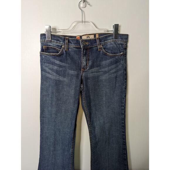 Y2K Juicy Couture Jeans Low Rise Boot Cut Heart Stitching Back Pockets 30 - Picture 8 of 9